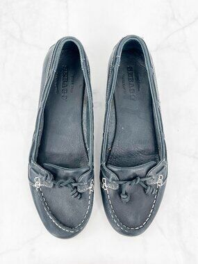 Sebago Felucca Lace Ballet Deck Shoe Navy Blue Denim Womens Size 11